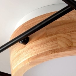 Moderne Taklampe Med Skjøting Av Firkantet Taklampe