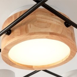 Moderne Taklampe Med Skjøting Av Firkantet Taklampe