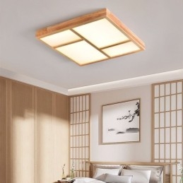 Japansk Akryl Taklampe Geometrisk Tre Taklampe