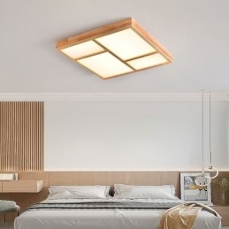 Japansk Akryl Taklampe Geometrisk Tre Taklampe