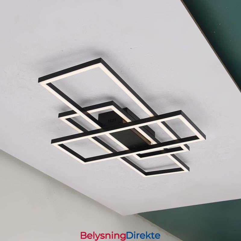 Moderne Taklampe Geometrisk Firkantet Taklampe