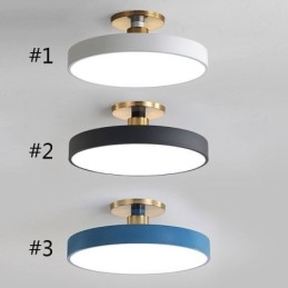 Moderne Runde Taklamper I Akryl