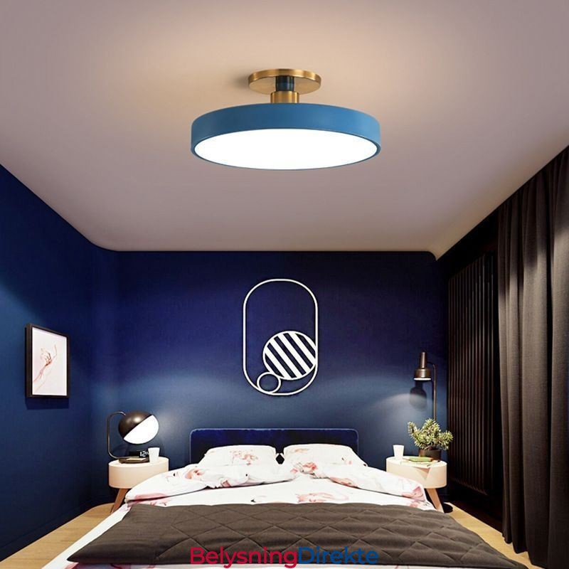 Moderne Runde Taklamper I Akryl