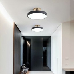 Moderne Runde Taklamper I Akryl