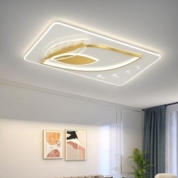 Luksuriøs Taklampe Kreativ Taklampe Med Bladdesign