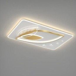 Luksuriøs Taklampe Kreativ Taklampe Med Bladdesign