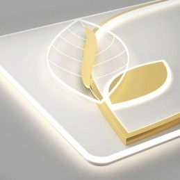 Luksuriøs Taklampe Kreativ Taklampe Med Bladdesign