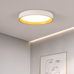 Taklampe Moderne Minimalistisk Innfelt Panellampe