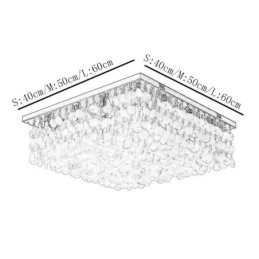 Moderne Hvit Skalllampe I Takmontering Med Innfelt Lysekrone