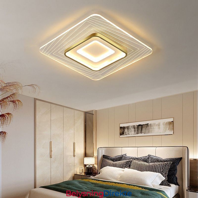 Taklampe Innfelt Firkantet Taklampe
