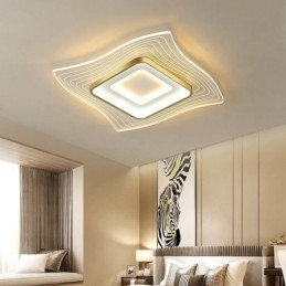 Moderne Taklampe, Innfelt, Firkantet Taklampe
