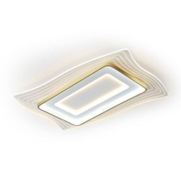 Moderne Taklampe, Innfelt, Firkantet Taklampe