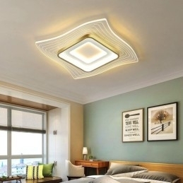 Moderne Taklampe, Innfelt, Firkantet Taklampe