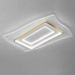 Moderne Taklampe, Innfelt, Firkantet Taklampe