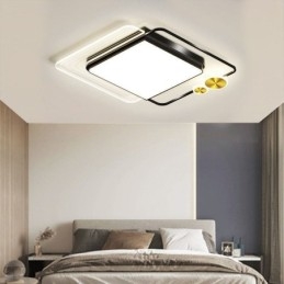 Nordisk Taklampe Firkantet Akryl Innfelt Taklampe