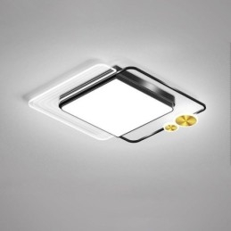 Nordisk Taklampe Firkantet Akryl Innfelt Taklampe