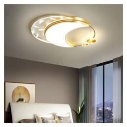 Innfelt Moderne Måneformet Taklampe