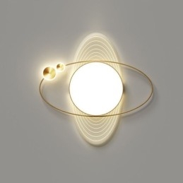 Moderne Innfelt Belysning Kreativ Planet Taklampe