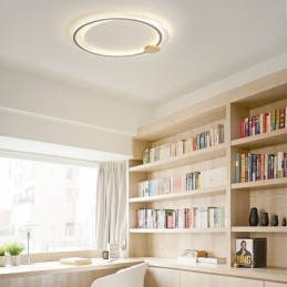 Moderne Innfelt Akryl Taklampe Med 2 Ringer
