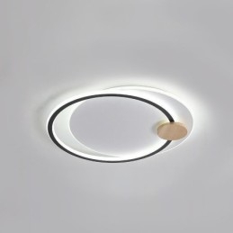 Moderne Innfelt Akryl Taklampe Med 2 Ringer