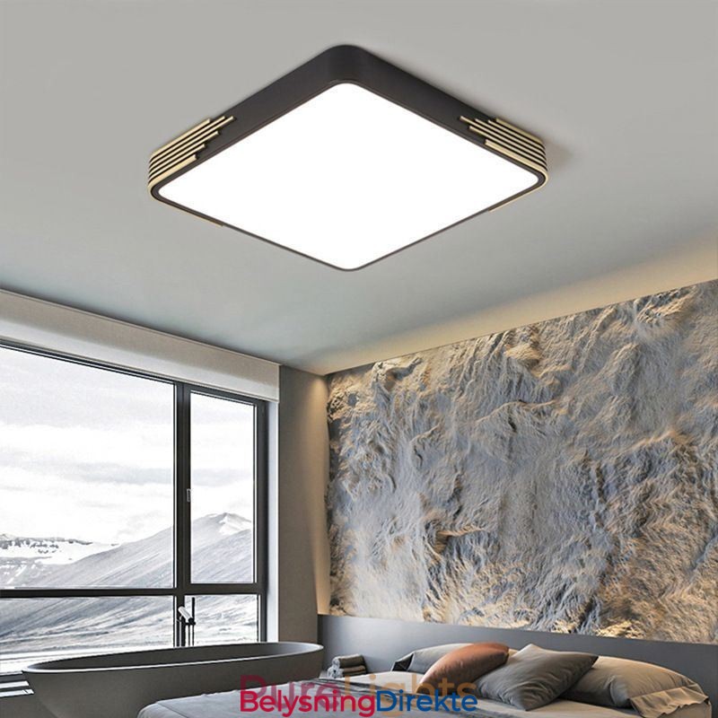 Moderne, Innfelt Taklampe, Firkantet Taklampe