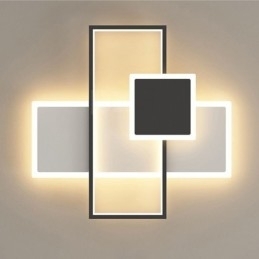 Moderne Taklampe Firkantet Akryl Innfelt Taklampe