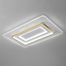 Rektangulær, Innfelt Minimalistisk Akryl Ultratynn Taklampe