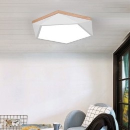 Moderne Taklampe I Diamantformet Design, Dimbar, Innfelt Taklampe