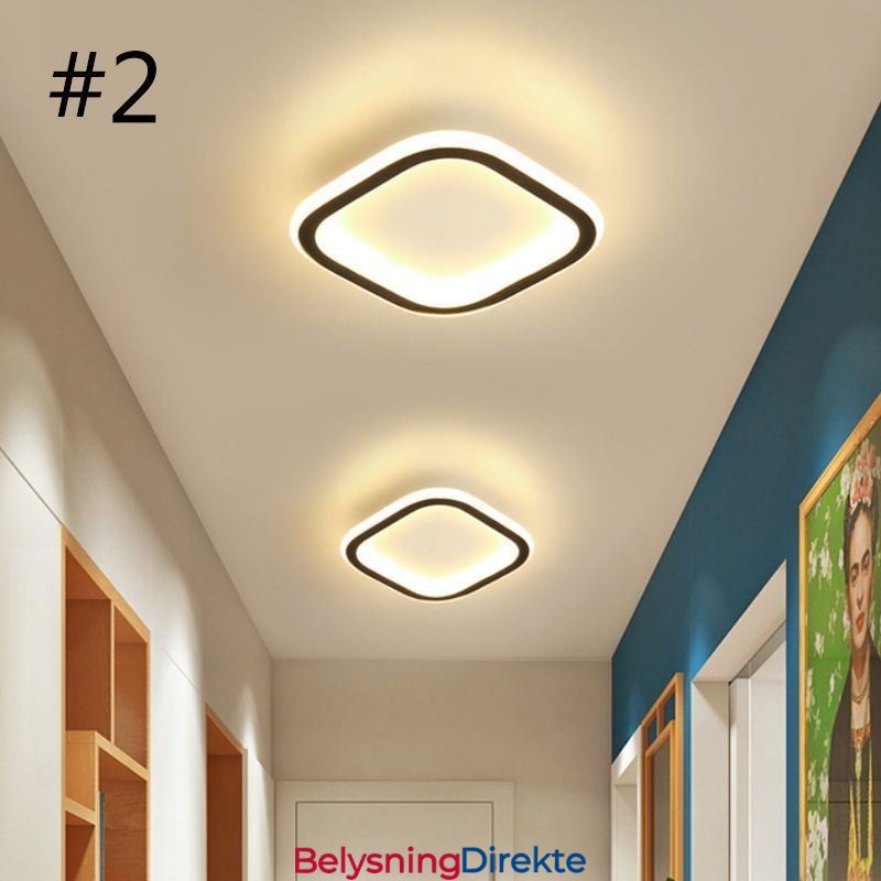 Taklampe For Innfelt Montering, Rund Taklampe For Trappeoppgang