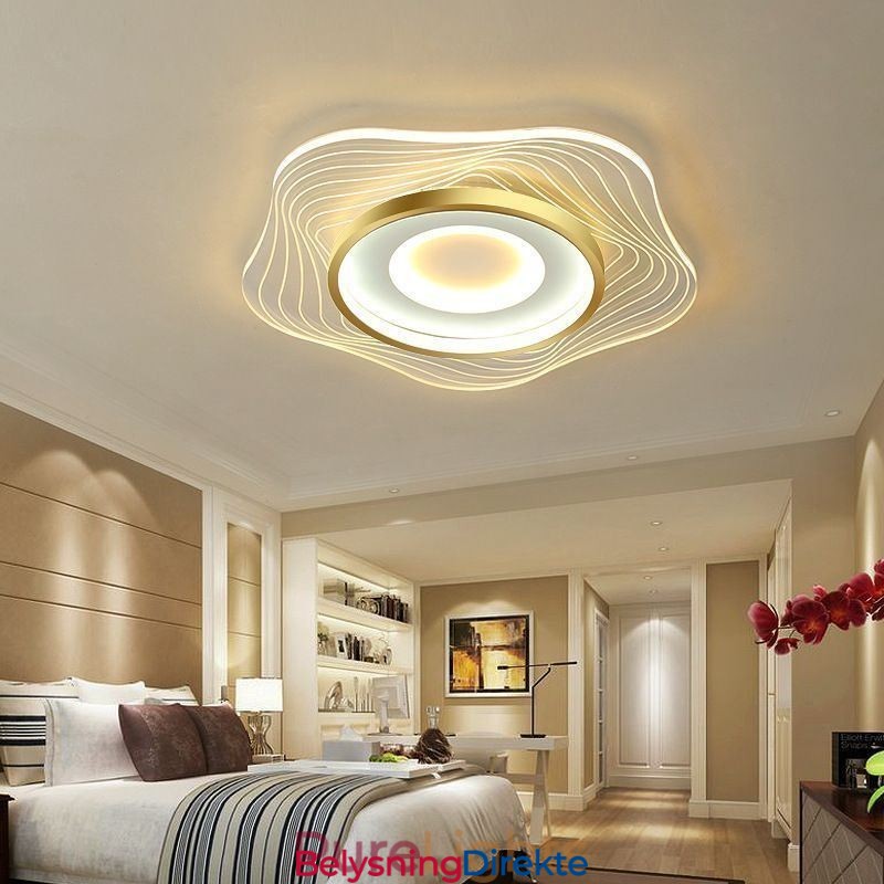 Kreativ Taklampe Moderne Innfelt Belysningsarmaturer Med Stjerneform 36W