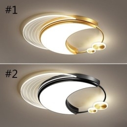 Dimbar Taklampe Moderne Innfelt Belysningsarmaturer Med Måneform 36W