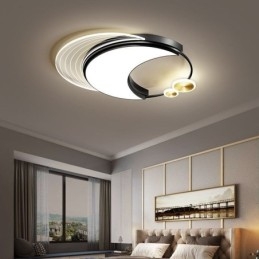 Dimbar Taklampe Moderne Innfelt Belysningsarmaturer Med Måneform 36W