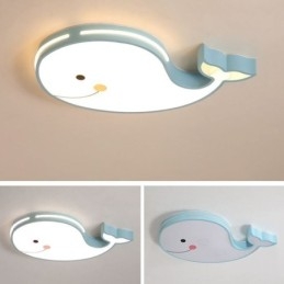 Delfinmønstret Dimbar Taklampe Kreativ Takarmatur For Barn