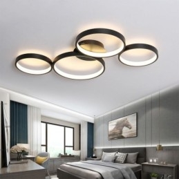 Taklampe 7200Lm 4 Rings Lysarmatur