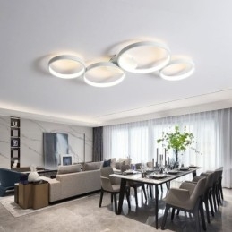 Taklampe 7200Lm 4 Rings Lysarmatur