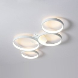 Taklampe 7200Lm 4 Rings Lysarmatur