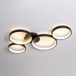 Taklampe 7200Lm 4 Rings Lysarmatur