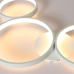 Taklampe 7200Lm 4 Rings Lysarmatur
