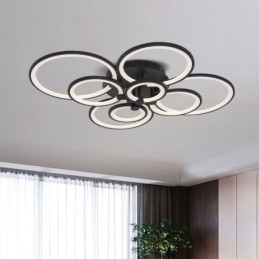 Dimmbar Taklampe Moderne Ringformet Taklampe For Innfelt Montering