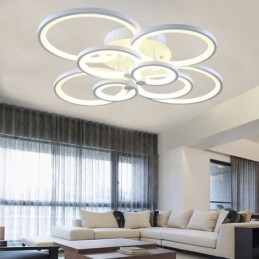 Dimmbar Taklampe Moderne Ringformet Taklampe For Innfelt Montering