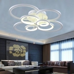 Dimmbar Taklampe Moderne Ringformet Taklampe For Innfelt Montering