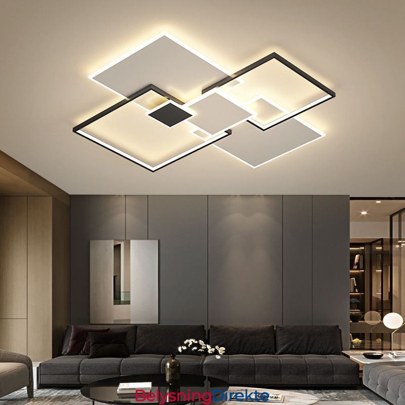 Innfelt Firkantet Taklampe