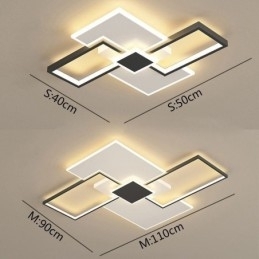 Innfelt Firkantet Taklampe
