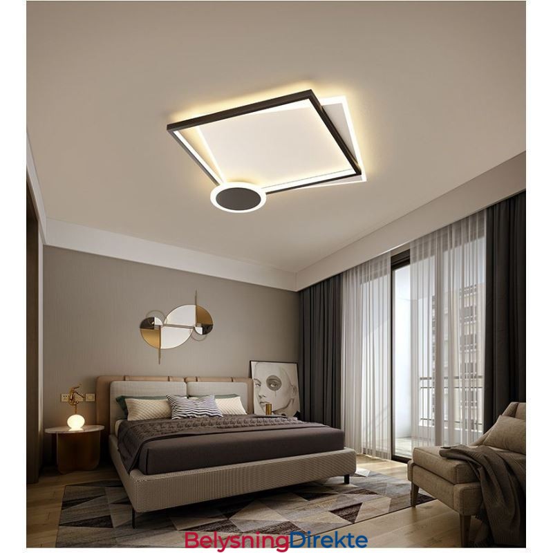 Minimalistisk Taklampe For Innfelt Montering