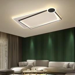 Minimalistisk Taklampe For Innfelt Montering