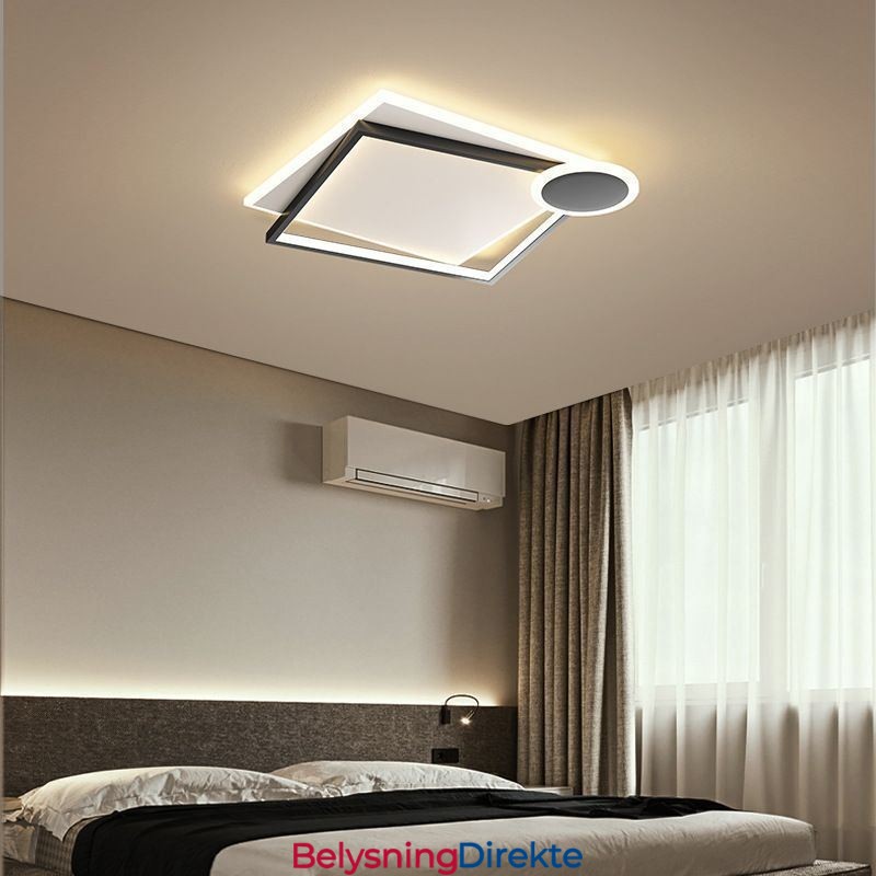 Minimalistisk Taklampe For Innfelt Montering