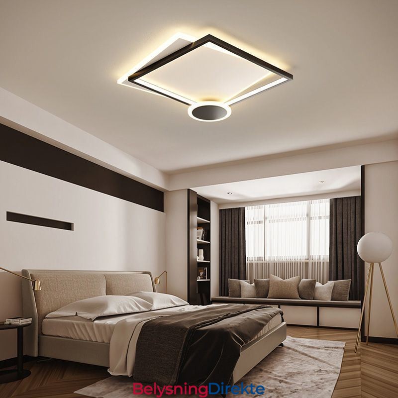 Minimalistisk Taklampe For Innfelt Montering