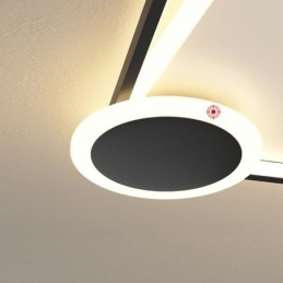 Minimalistisk Taklampe For Innfelt Montering