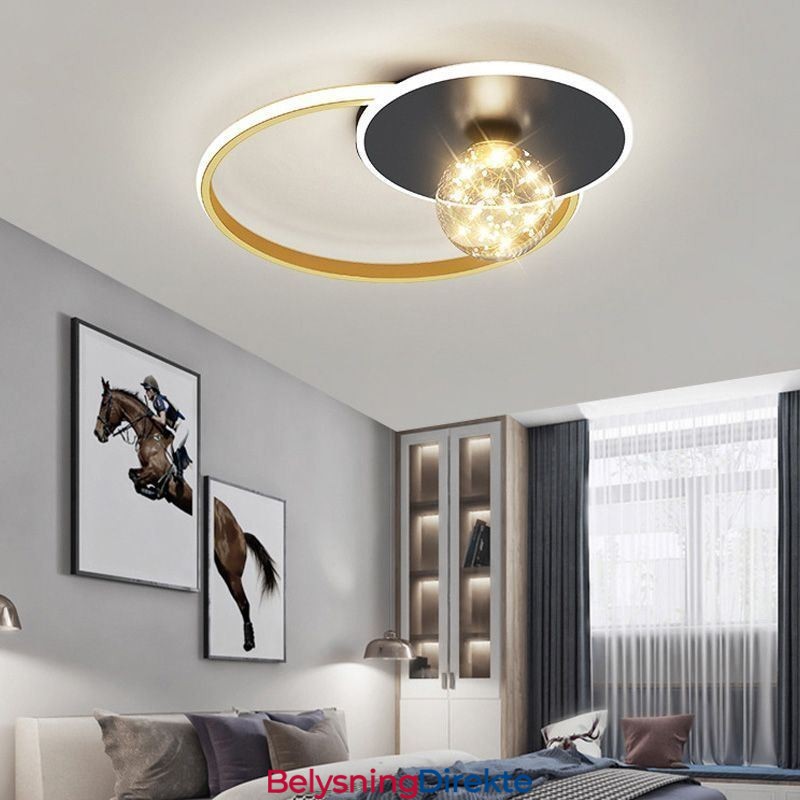Minimalistisk Taklampe For Innfelt Interiør
