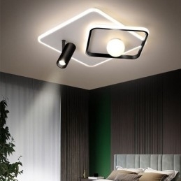 Innfelt Akryl Firkantet Taklampe Spotlight